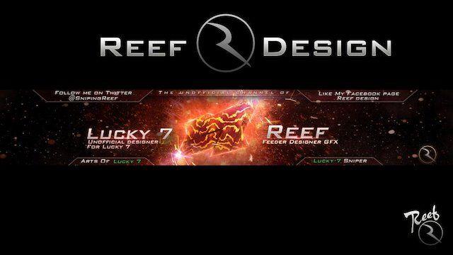 Lucky 7 Sniping Logo - Reef Design Banners - Lucky 7 Sniper