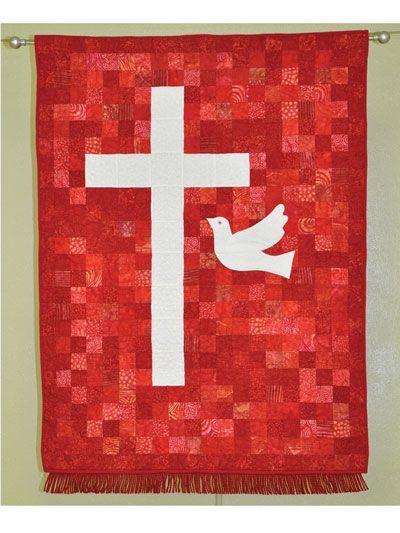 White Cross in Red Rectangle Logo - Celebrate a confirmation with this simple yet stunning banner. The ...