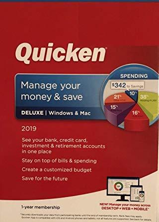 Quicken Credit Card Logo - Amazon.com: Quicken Deluxe 2019 1 Year membership: Software