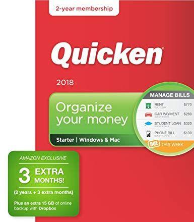 Quicken Credit Card Logo - Amazon.com: Quicken Starter 2018 - 27-Month Personal Finance ...