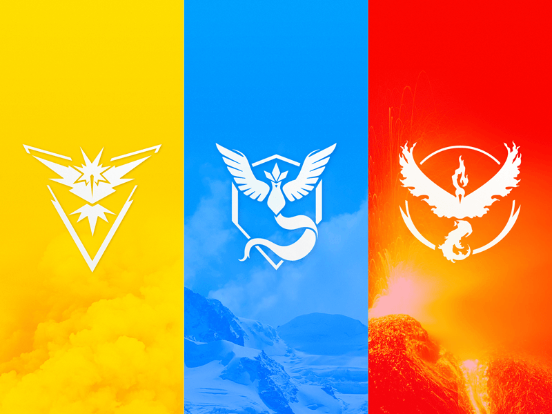 Blue and Orange Team Logo - Pokémon GO Team Logos [Vector Download] by Meritt Thomas | Dribbble ...