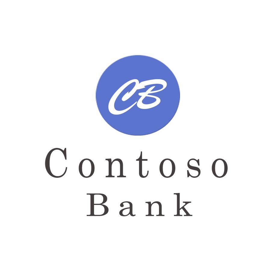 Contoso Logo - Entry #5 by ithinkdifferent for Simple demo logo for a bank | Freelancer