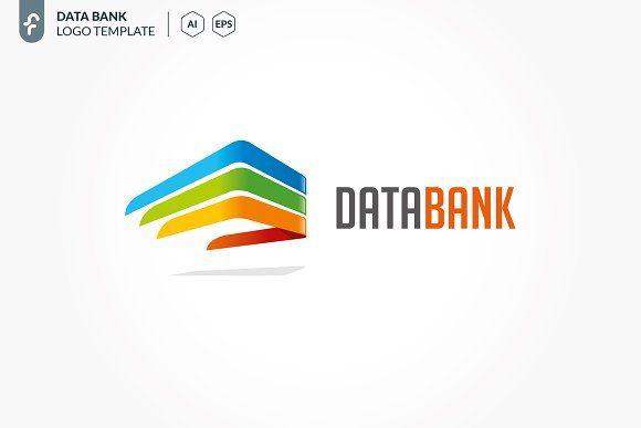 Simple Bank Logo - Data Bank Logo ~ Logo Templates ~ Creative Market