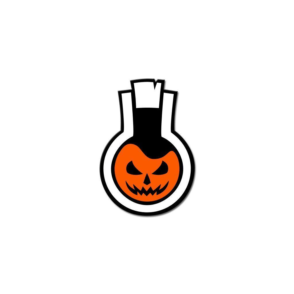Halloween Logo - Pixel Elixir Halloween Logo Enamel Pin