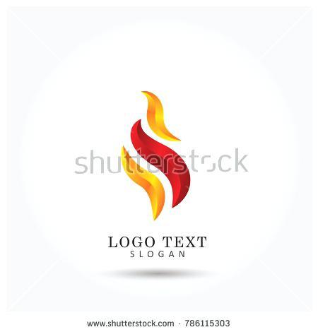 Modern Flame Logo - Modern Flame Modern Flame Logo Symbol Icon Vector Template