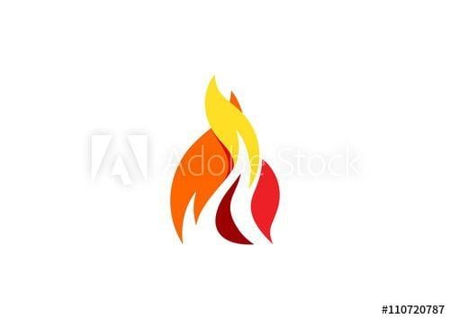 Modern Flame Logo - fire, flame, logo, modern fire symbol, hot flame logotype icon ...