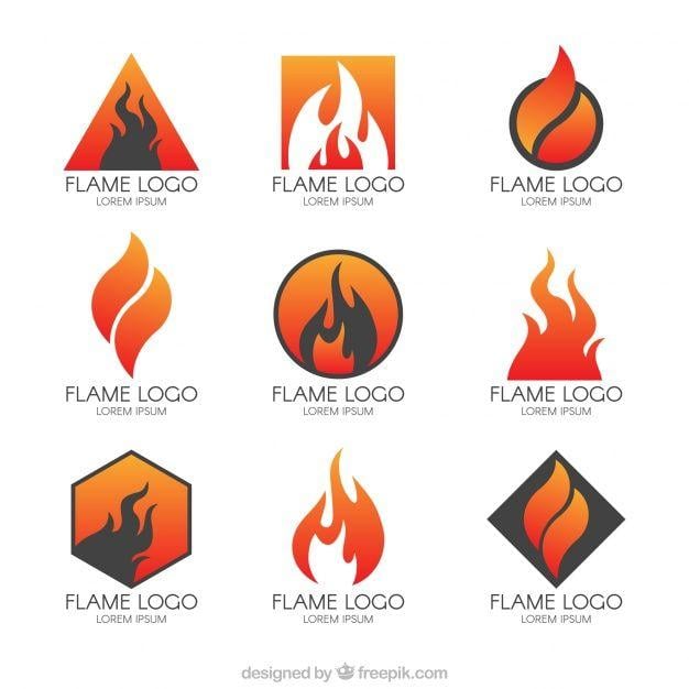 Modern Flame Logo - Collection of modern logos of flames Vector | Free Download