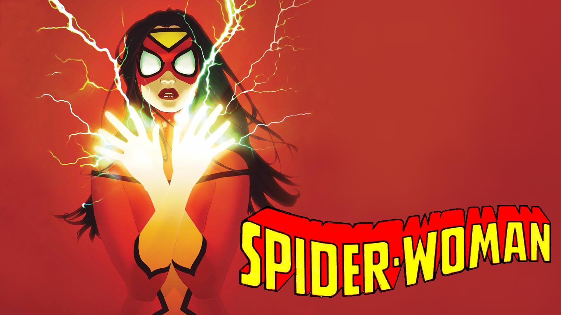 Spider- Woman Logo - Spider Woman Wallpaper I Made!