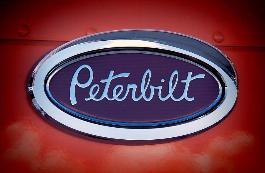 Peterbilt Truck Logo - Peterbilt Truck Emblem Photograph by Nick Gray