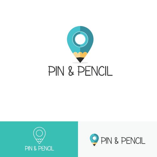 Pin Logo - Pin & Pencil. Logo design contest