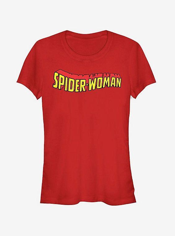 Spider- Woman Logo - Marvel Spider Woman Logo Girls T Shirt