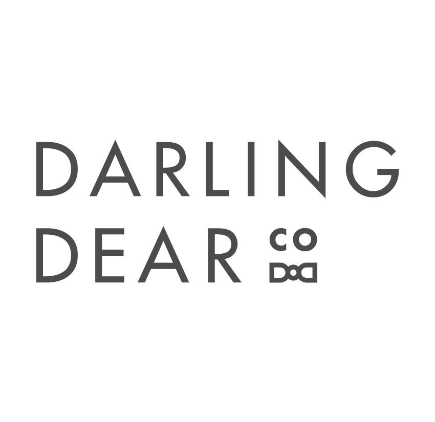 Black and White Lines Brand Logo - Modern Black & White Lines — Darling Dear Co