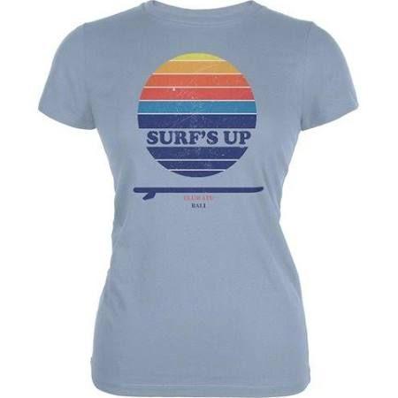 Light Blue Dubai Logo - Surf's Up Uluwatu Bali Juniors Soft T Shirt Light Blue | Wish List ...