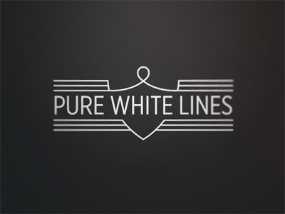 Black and White Lines Brand Logo - Pure White Lines Black Logo by Fraser Davidson | Dribbble | Dribbble