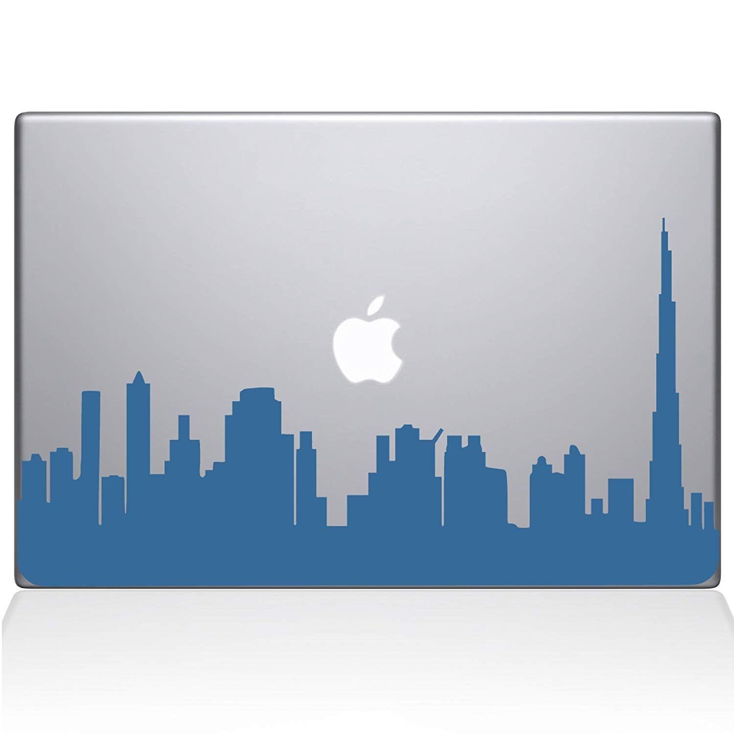 Light Blue Dubai Logo - The Decal Guru 2302 MAC 15X LB Dubai City Skyline Decal