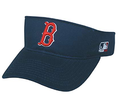 Blue and Red Golf Logo - Amazon.com : Boston Red Sox MLB OC Sports Sun Visor Golf Hat Cap