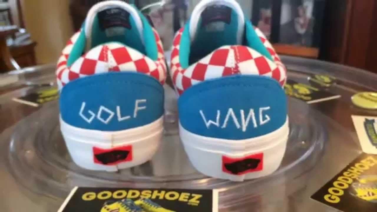 Blue and Red Golf Logo - Vans Old Skool Pro Skate - (Odd Future Wang 2015)