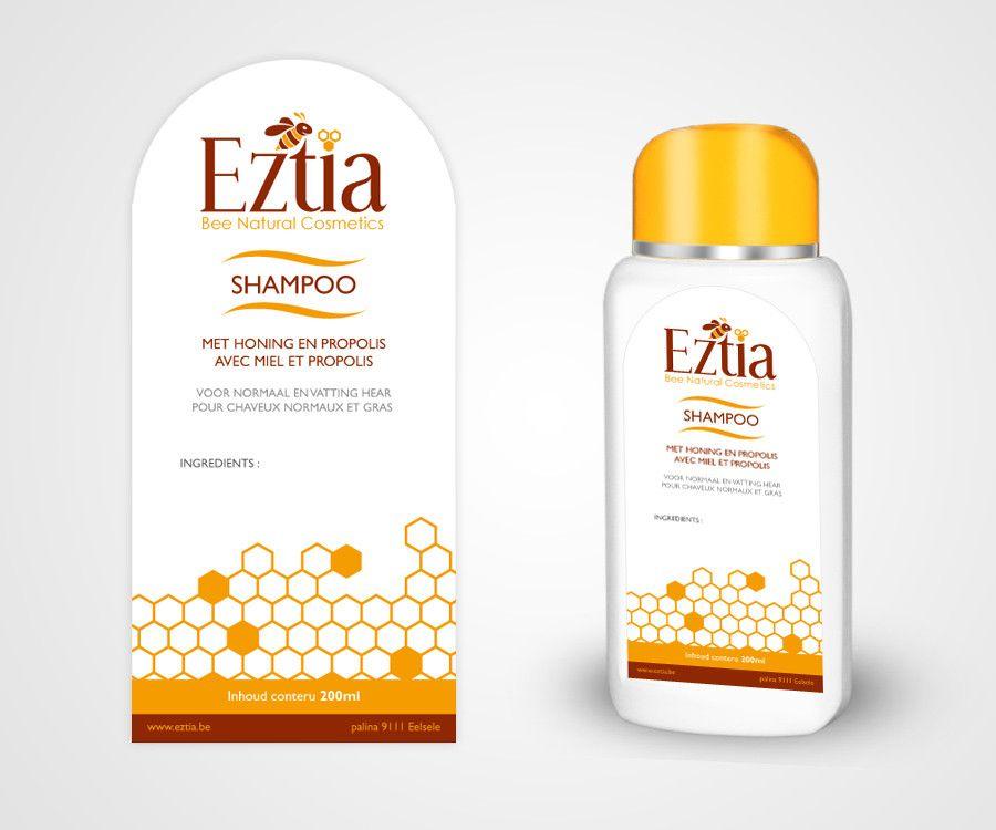 Shampoo Label with Logo - Entry #33 by suneshthakkar for new logo and labels for natural ...
