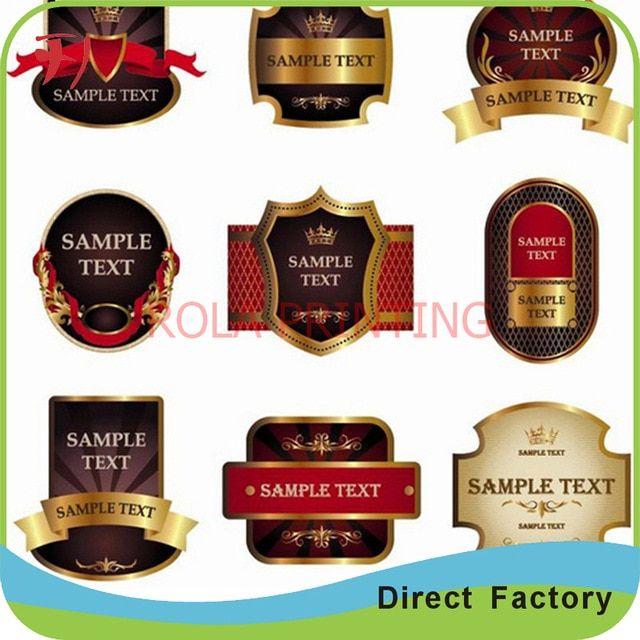 Shampoo Label with Logo - Customized high quality cheap self adhesive sticker, Die cut ...