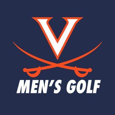 Blue and Red Golf Logo - Virginia Men's Golf