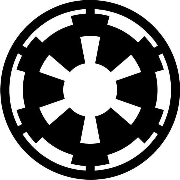 Imperial Logo - Star Wars Imperial Logo Vinyl Car Window Laptop Decal Sticker