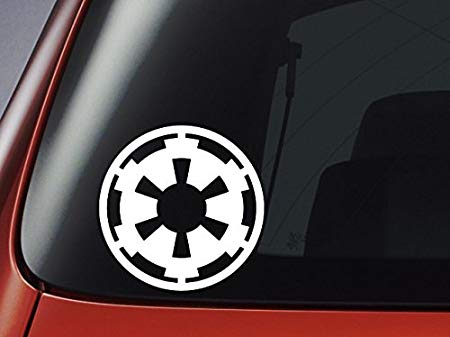Imperial Logo - Level 33 Vinyl Decal - Star Wars Empire Logo - Imperial Crest - Car ...