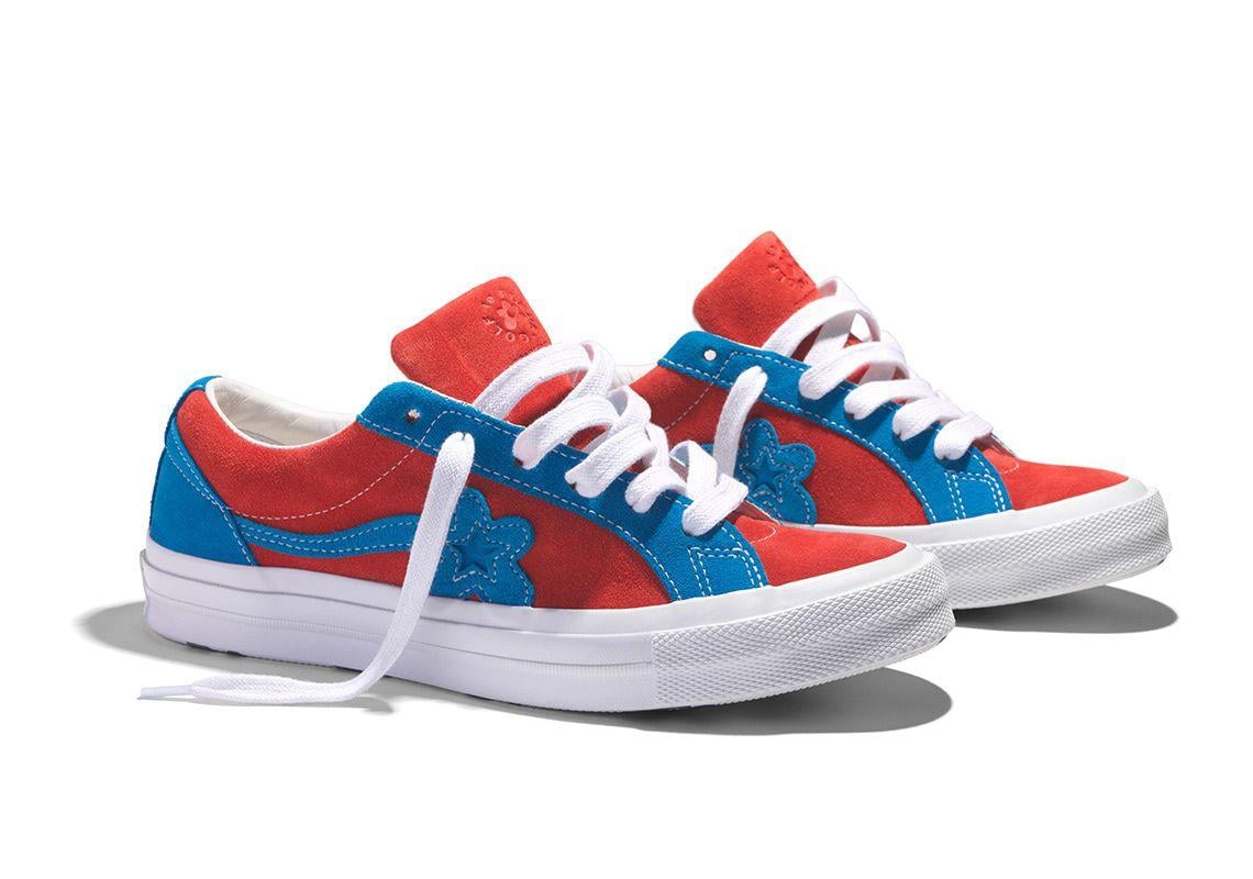 Blue and Red Golf Logo - Where To Buy: Tyler The Creator x Converse Golf Le Fleur