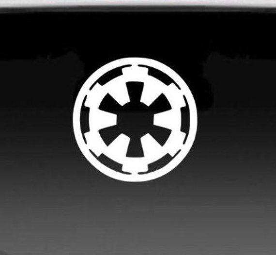 Imperial Logo - Vinyl Decal Star Wars Imperial Logo Decal for Cars Windows | Etsy