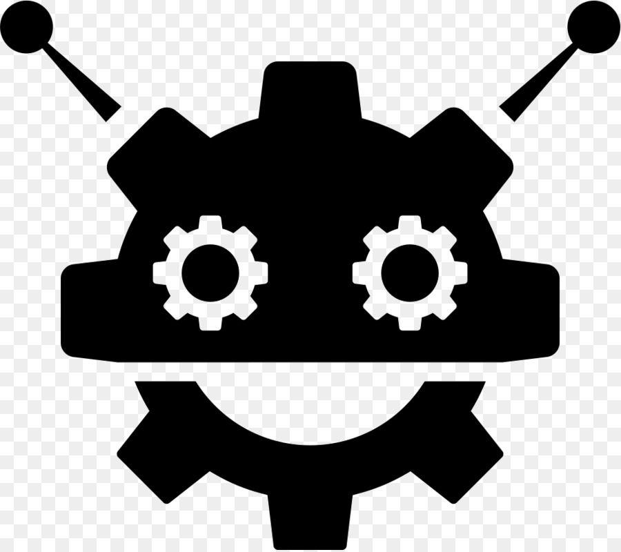 White Robot Logo - Robotics Logo Internet bot png download