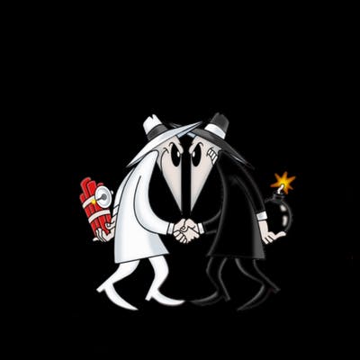 Awesome Person Logo - Noodel. #megandreamtattoo Have always wanted to get a Spy Vs. Spy