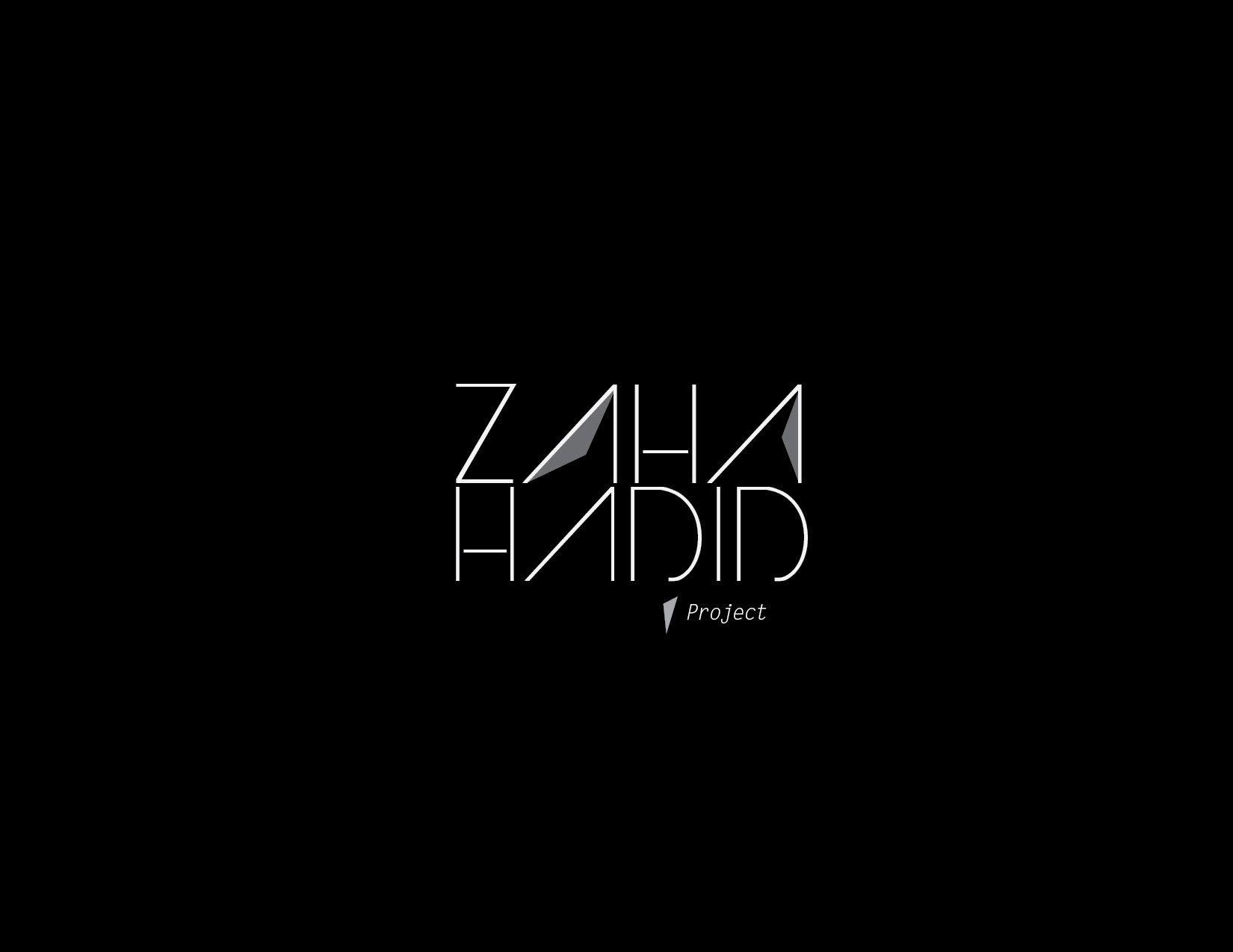 Zaha Hadid Logo - Inhouse design Hadid Tribute Project