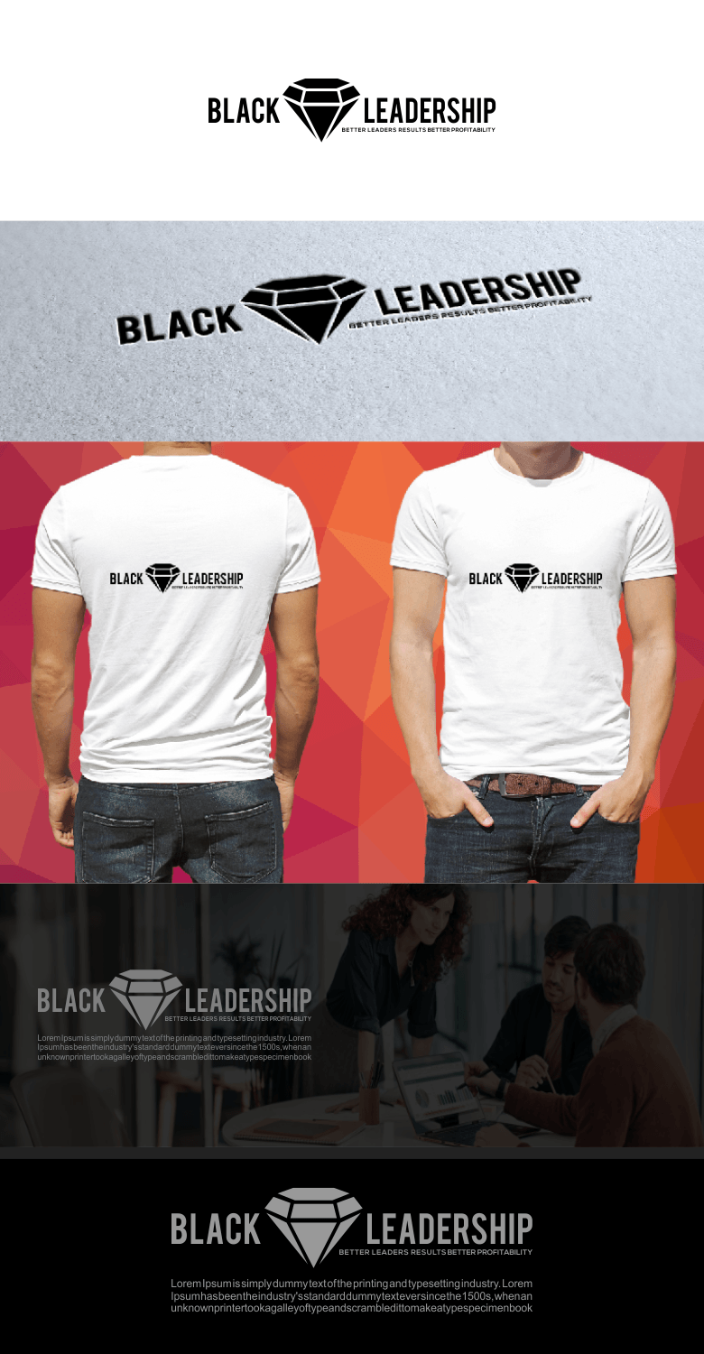 Line Black and Red Diamond Logo - Masculine, Bold, Professional Service Logo Design for Black Diamond
