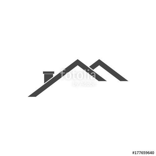 Home Roof Logo - Home Roof Icon Stock Image And Royalty Free Vector Files