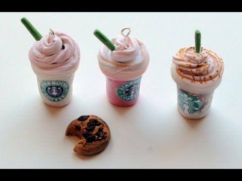 Polymer Clay Starbucks Logo - DIY: How To Make Starbucks Frappuccino With Polymer Clay