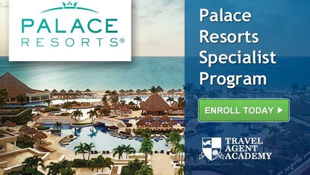 Palace Resorts Travel Specialist Logo - Education Included