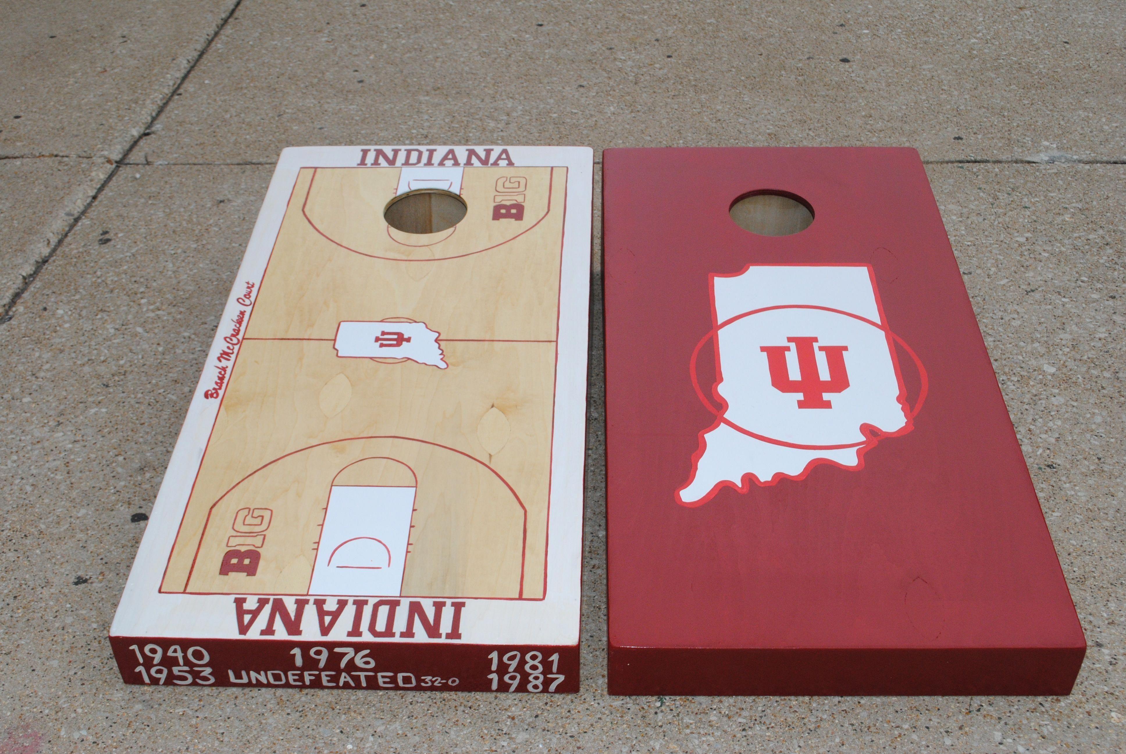 Court State of Indiana Logo - Indiana Hoosier basketball court/ IU state logo design. On the very ...