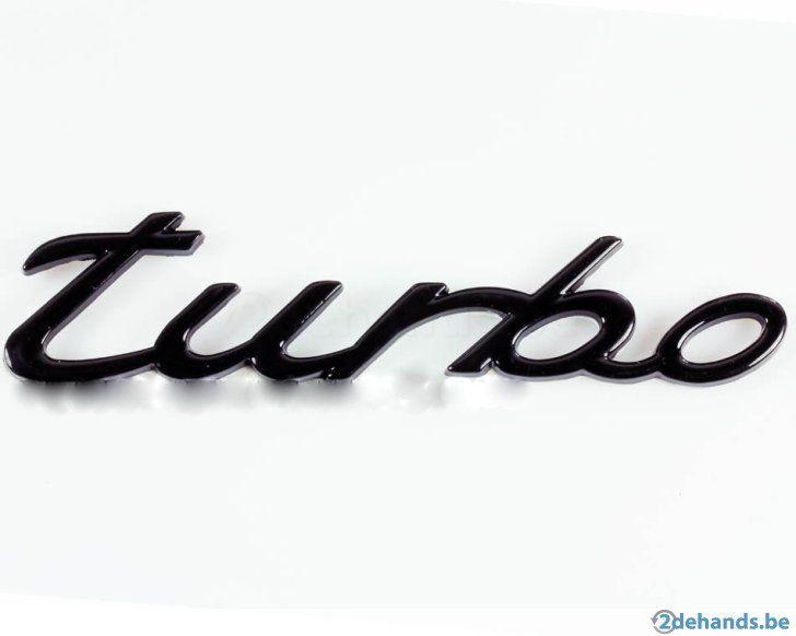 VW Turbo Logo - Turbo embleem emblemen logo logo's Porsche vw - Te koop | 2dehands.be