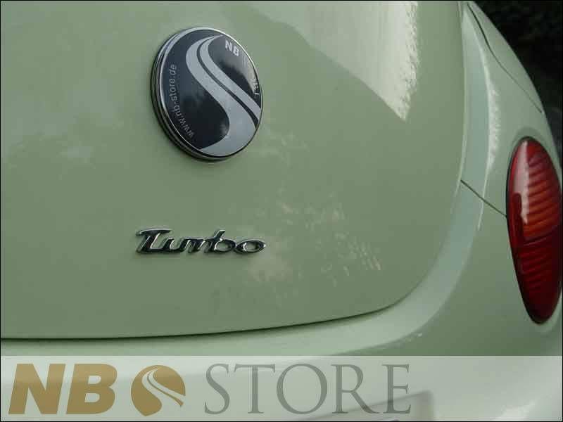 VW Turbo Logo - Deco tailgate emblem 