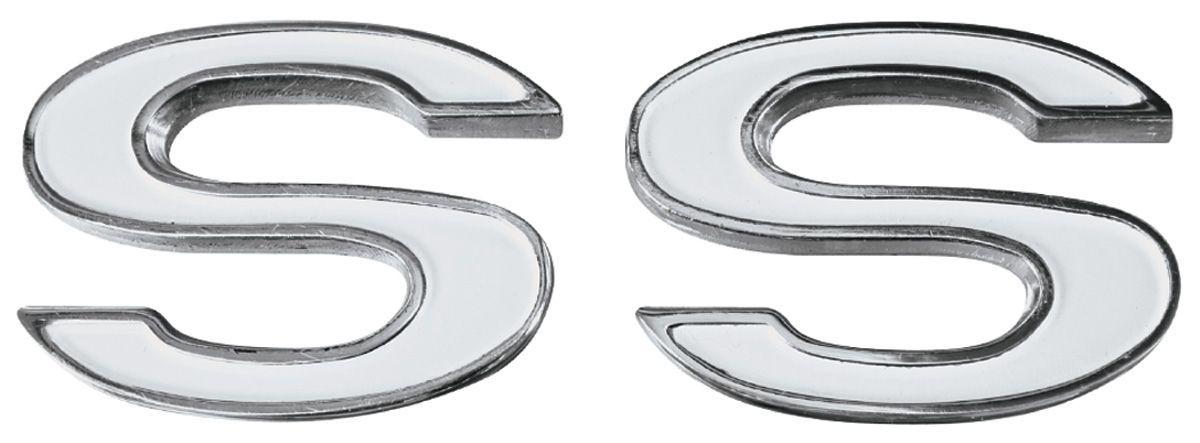 Chevelle SS Logo - RESTOPARTS Chevelle Fender Emblem, 1969-72 