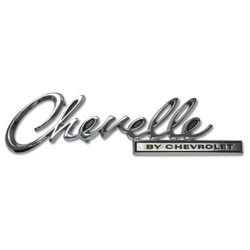 Chevelle SS Logo - 1969 Chevelle By Chevrolet Trunk Emblem
