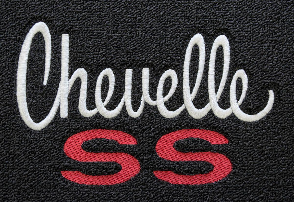 Chevelle SS Logo - 1977 Chevrolet Chevelle SS Loop Floor Mats