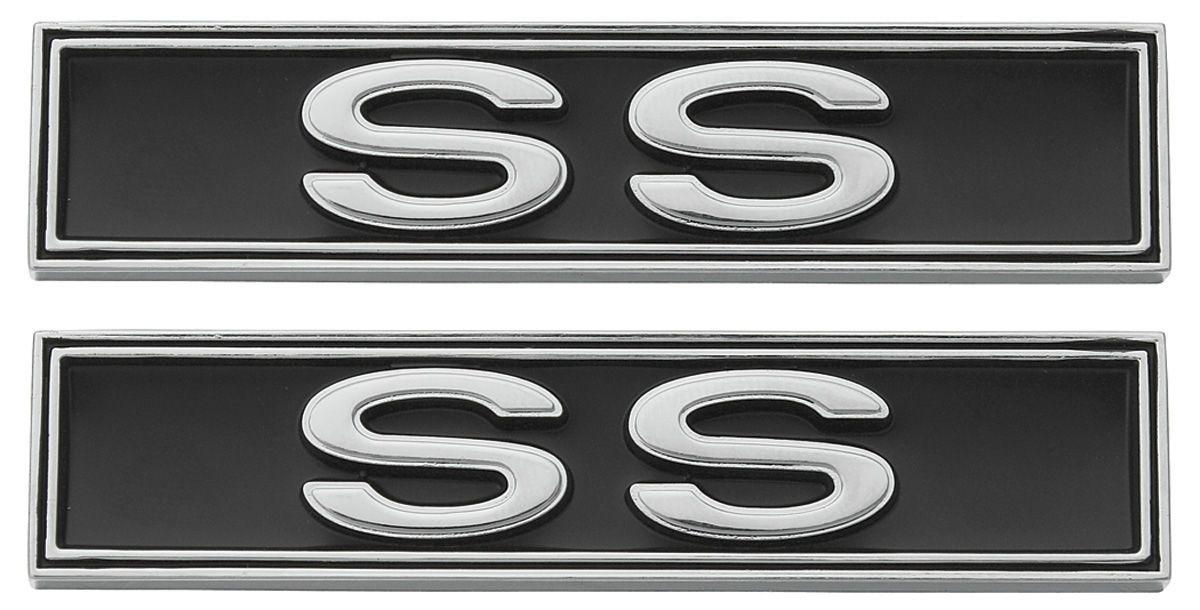 Chevelle SS Logo - 1970-1972 Chevelle Interior Door Panel Emblem SS @ OPGI.com