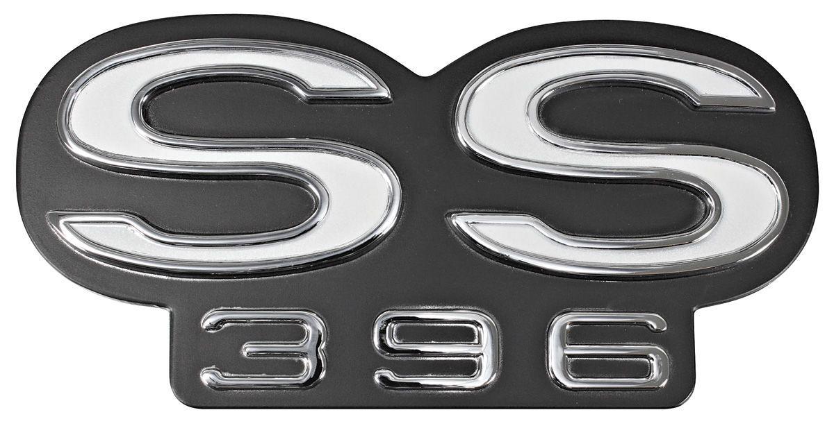 Chevelle SS Logo - Chevelle Rear Panel Emblem, 1967 