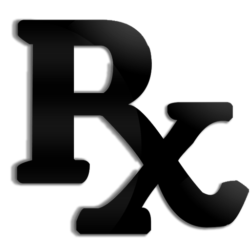 RX Symbol Logo - Rx symbol black italic clipart image