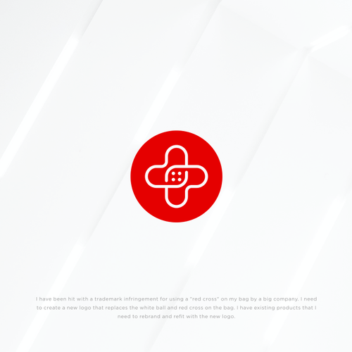 Red White Cross Company Logo - First Aid Kit Logo Required. Logo design contest