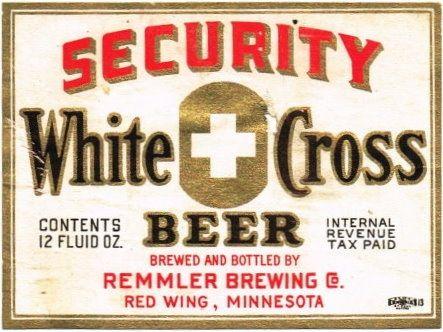 Red White Cross Company Logo - Tavern Trove : Security White Cross Beer