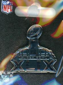 Xlix Logo - Super Bowl XLIX Logo Pin Patriots Seahawks 49 Feb 1 2015 U of ...
