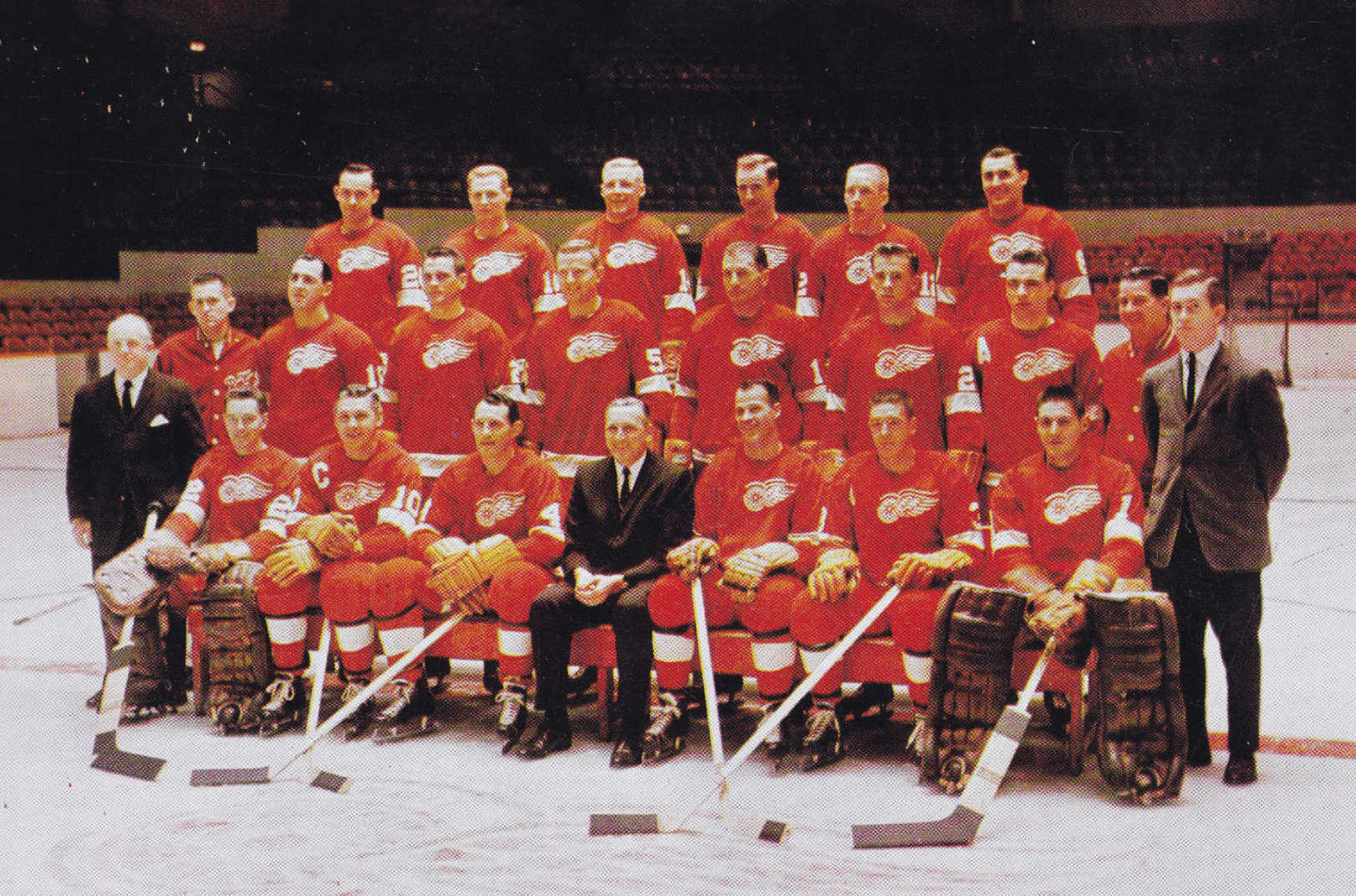 Red Wings Team Logo - Detroit Red Wings Team Photo 1962 | HockeyGods