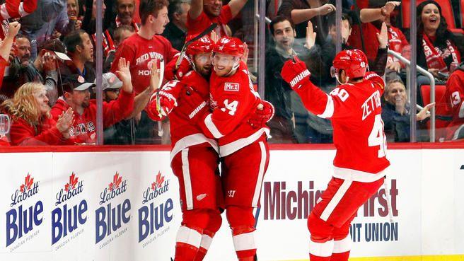 Red Wings Team Logo - Best of NHL: Red Wings dominate Jets to snap 7-game skid | NBC ...