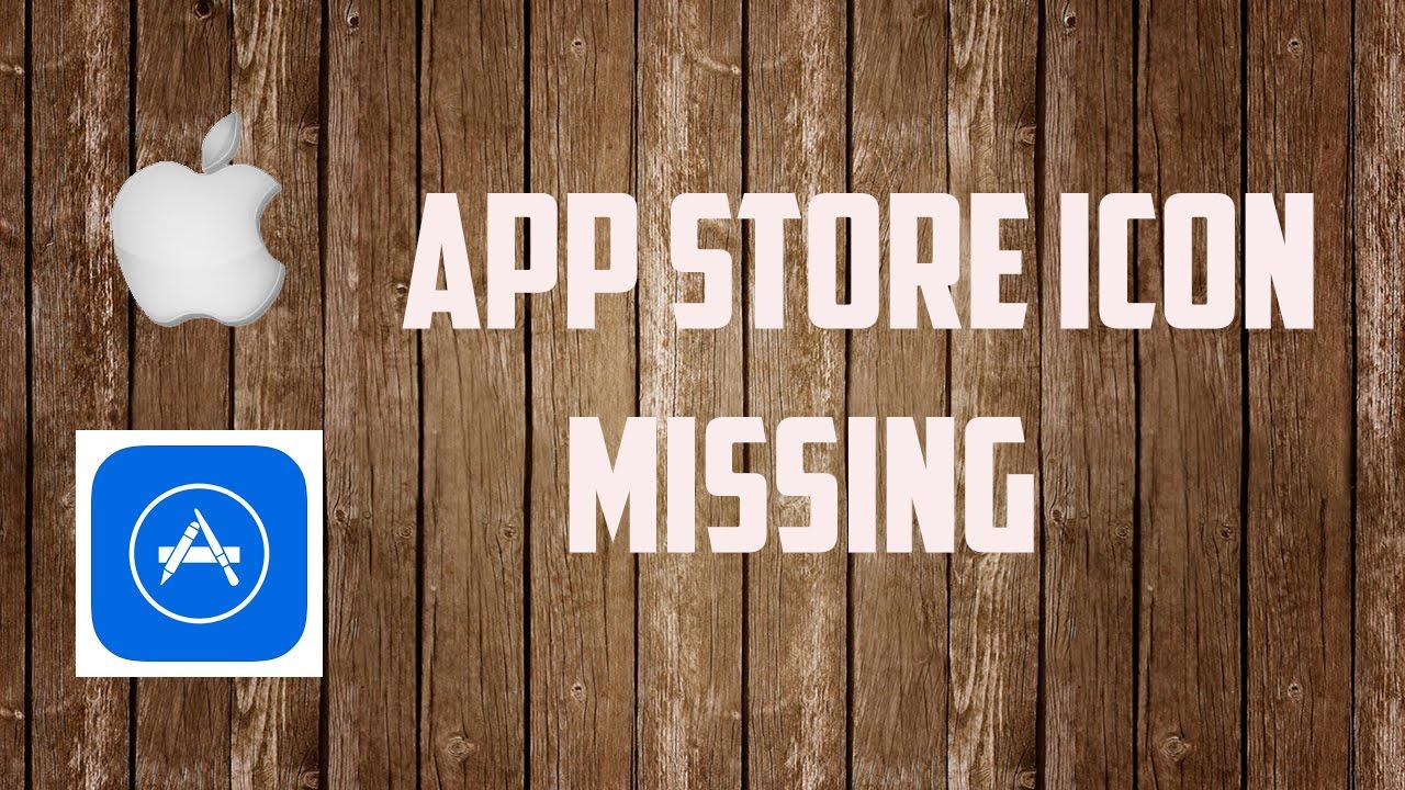 iTunes App Store Logo - App store icon: App store icon missing from iPhone/iPad - YouTube